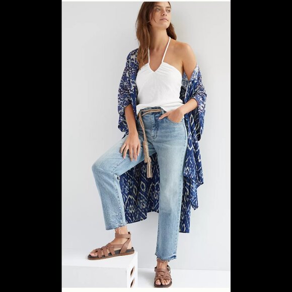 Pilcro Denim - Anthropologie Pilcro The Vintage Straight Jeans in Women's Size 25 Light Wash